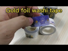 Gold foil washi tape