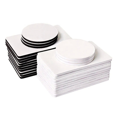 ضع شريط الـ (EVA Foam Tape) بالأبيض مع خلفية ورقية