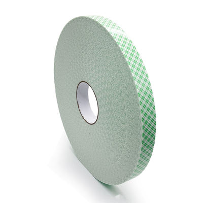 شريط فوم PU مزدوج الطبقة 1 مم أبيض لاصق أكريليك 24 متر