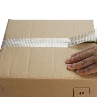 شريط ملصق شفاف من ألياف زجاجية من جانب واحد معزز بحجم 48mm * 20m وسمك 150mic للتخمين والقناع