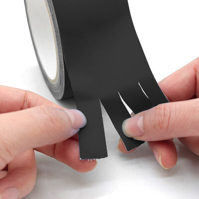 شريط لاصق أسود غير لامع عالي الجودة لأعمال الإضاءة المسرحية في الاستوديو بلمسة نهائية نظيفة