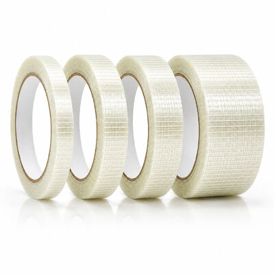 Heavy Duty Filament Tape Fiberglass Reinforced Strapping Tape For Carton Packaging